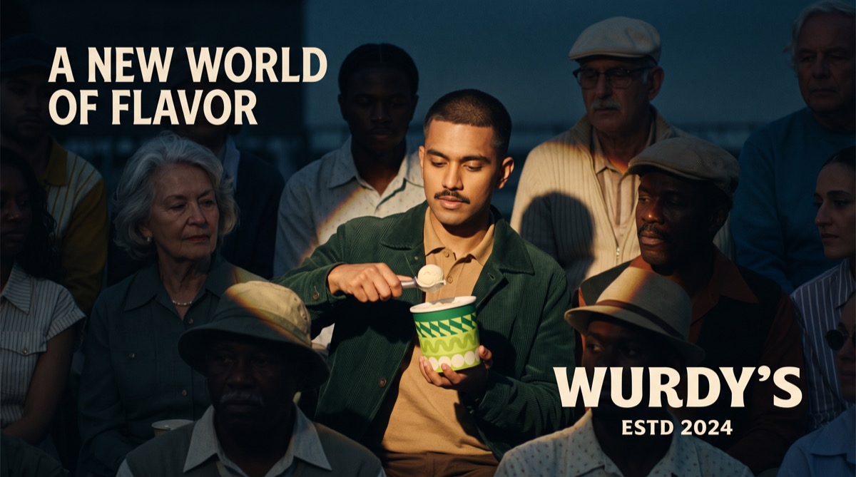 Dusk direction: 'A New World of Flavor'.
