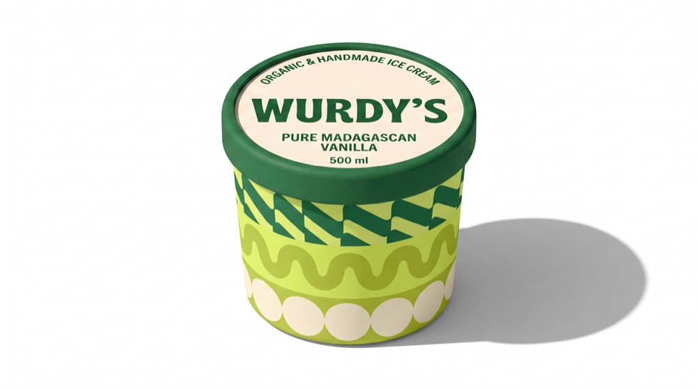 Product: the green Wurdy's tub, wrap A.
